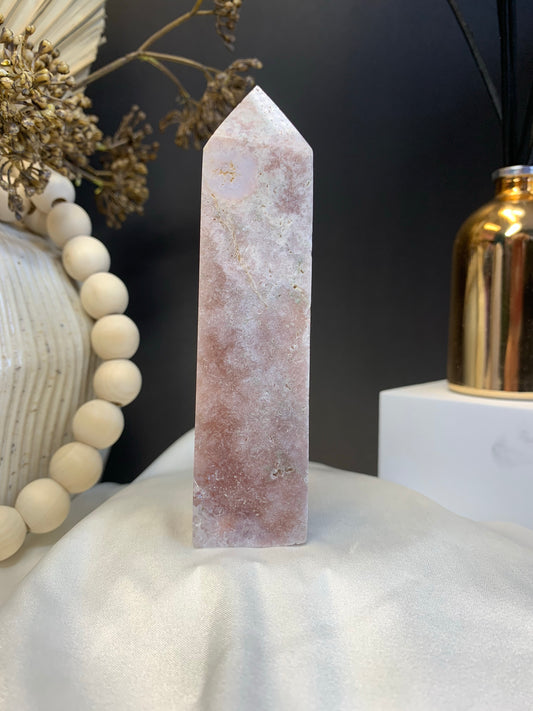 Pink amethyst tower