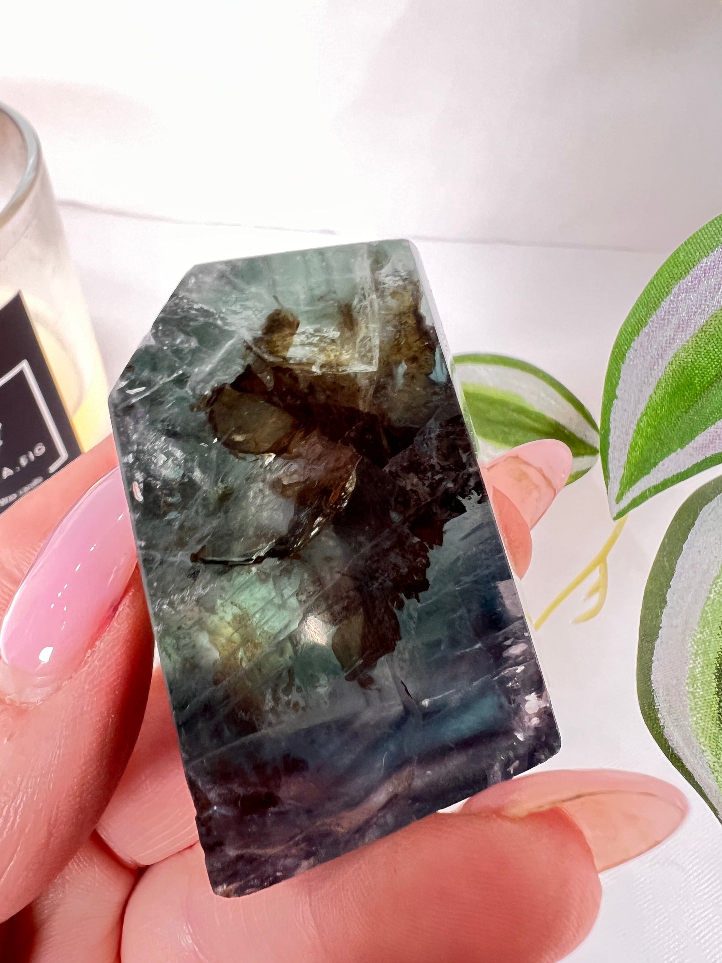 Dendritic Fluorite free form *RARE*