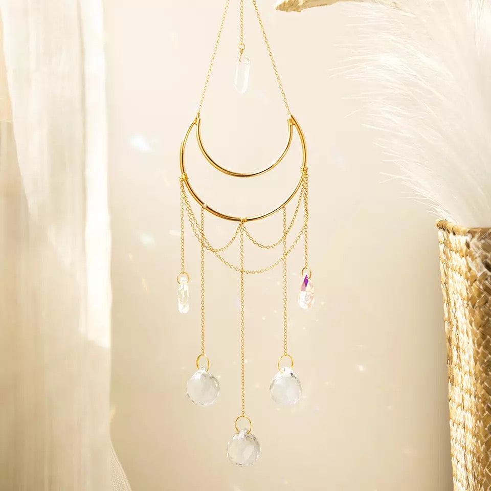 Crescent Moon Suncatcher