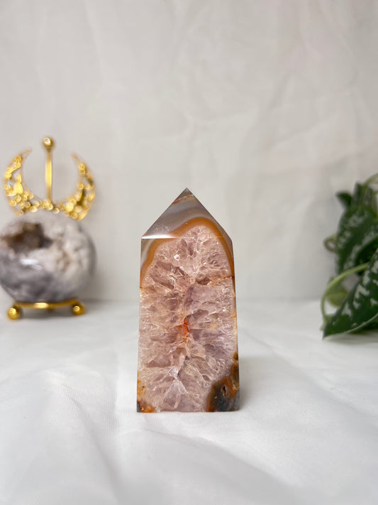 Carnelian with Amethyst *RARE*