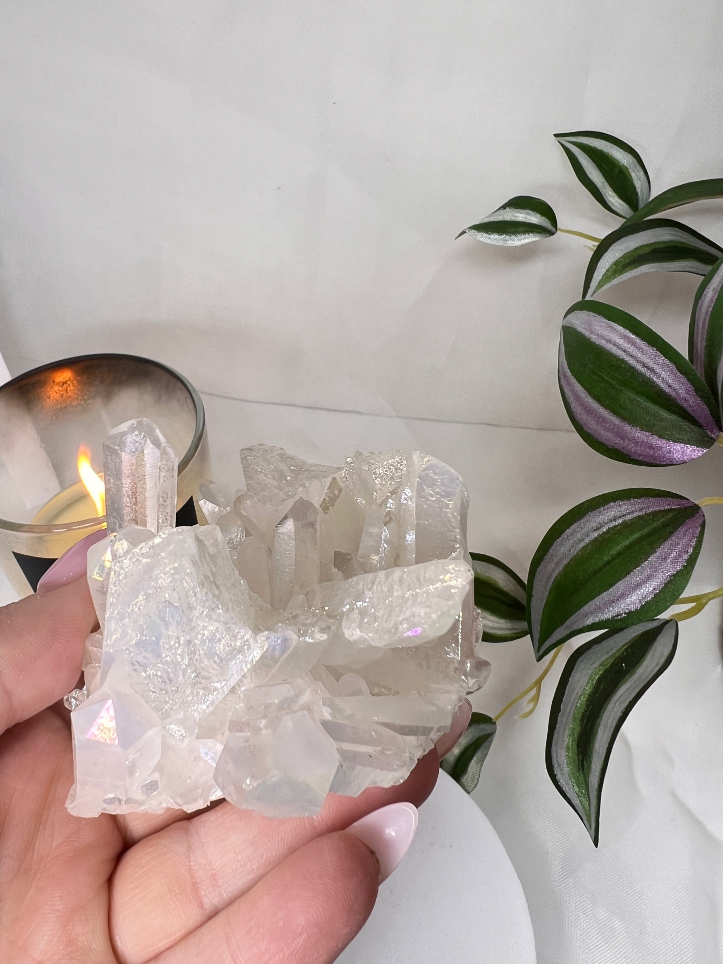 Angel Aura Quartz Cluster