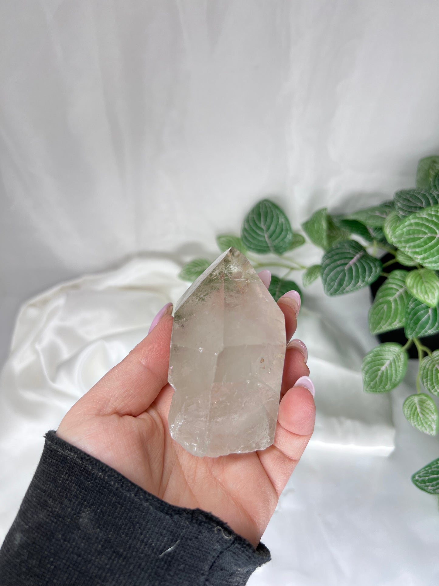Green Phantom Quartz Point *RARE*