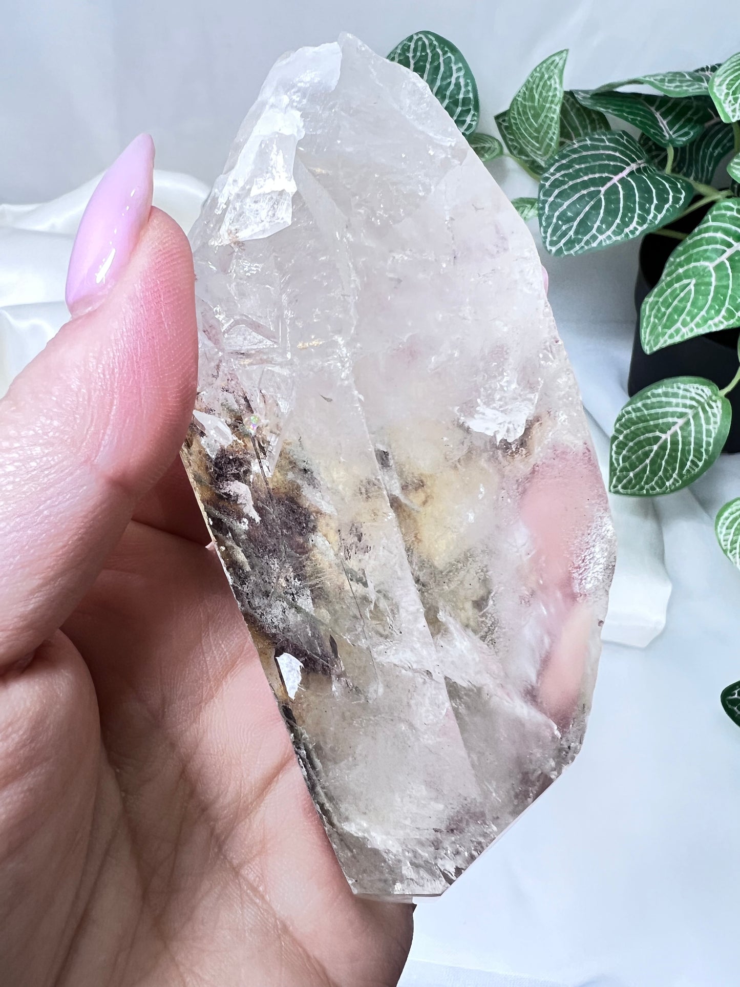 Green Phantom Quartz Point *RARE*