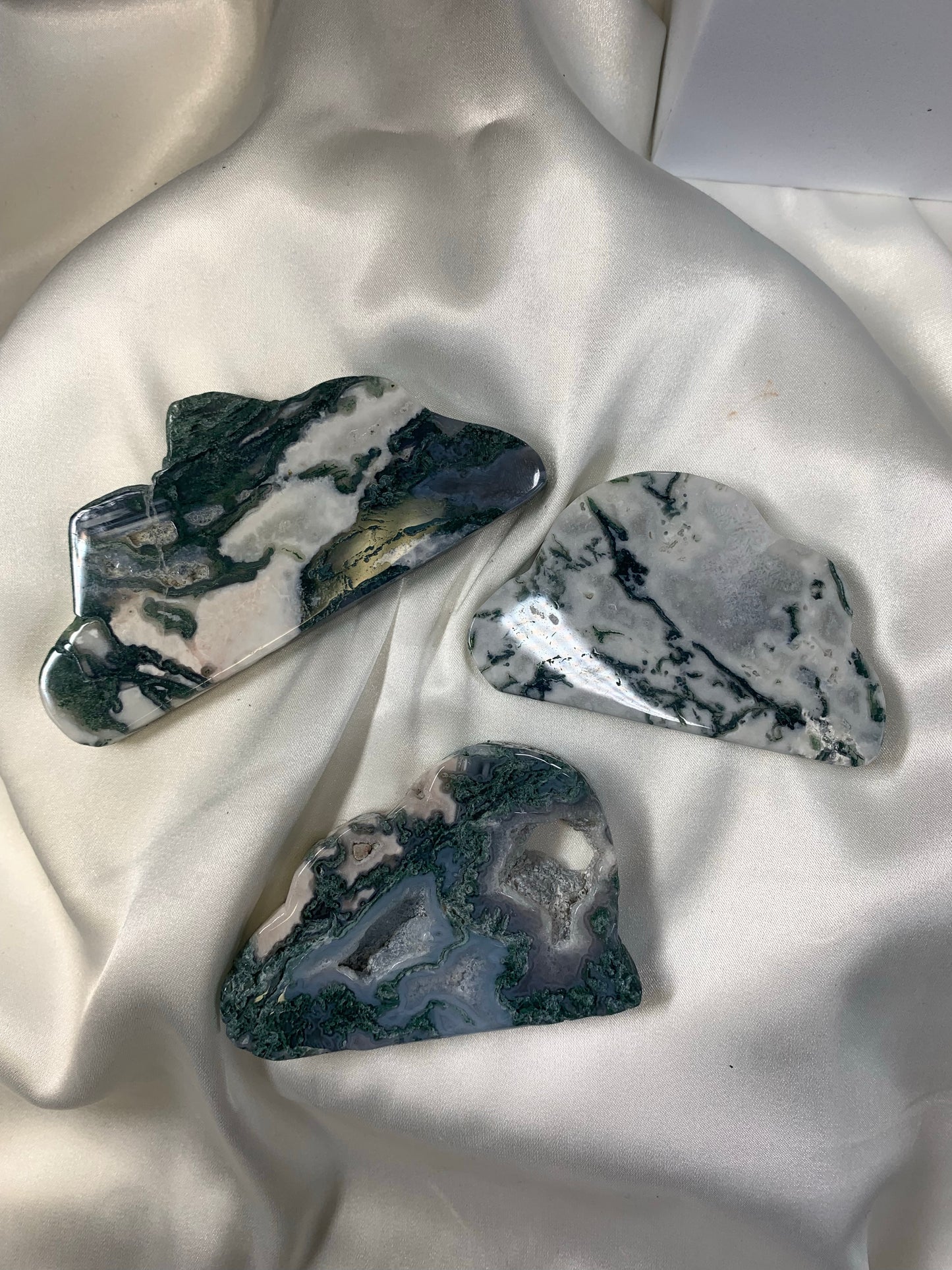 Moss agate clouds