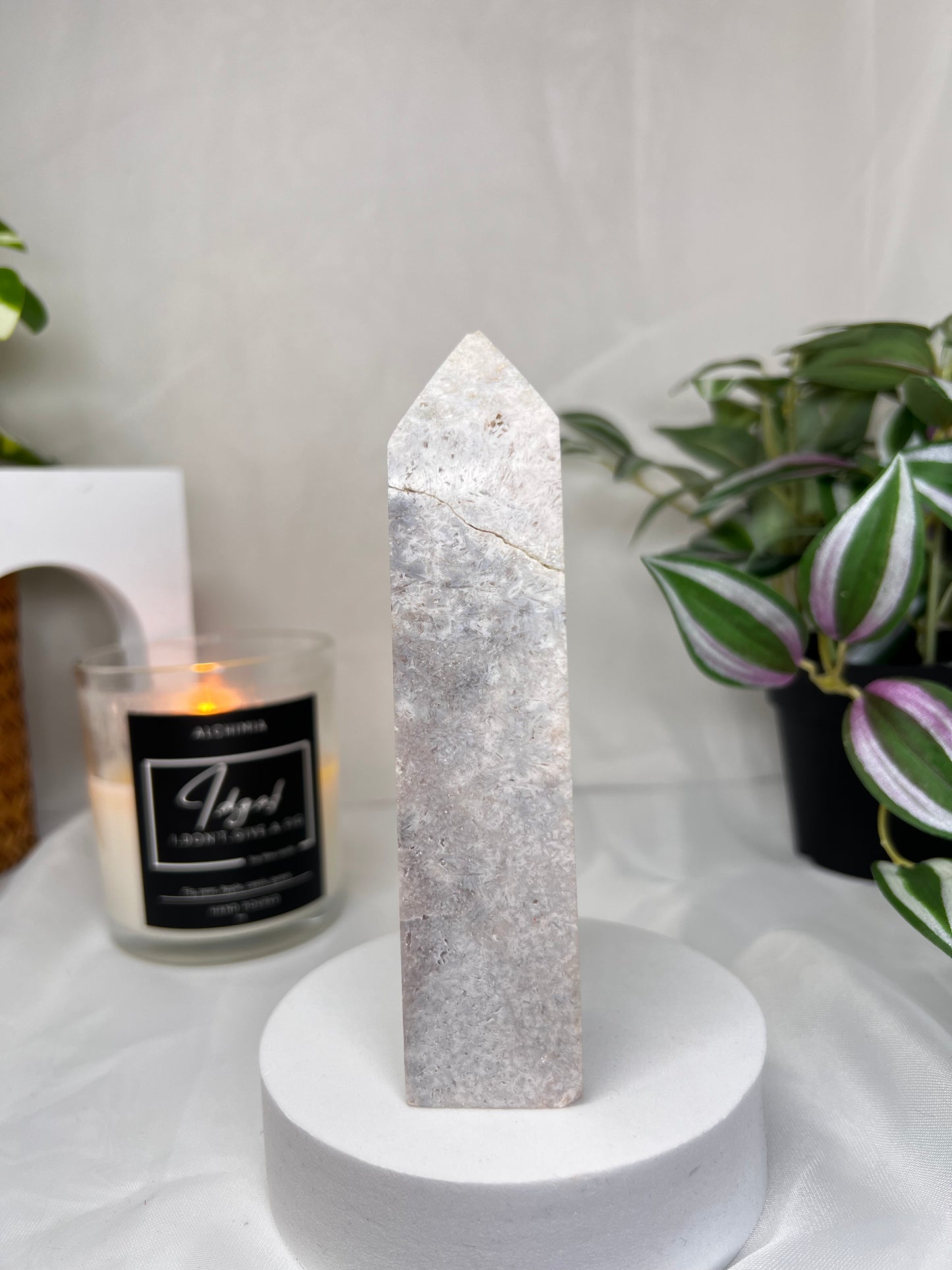 Pink Amethyst tower - marked down!!