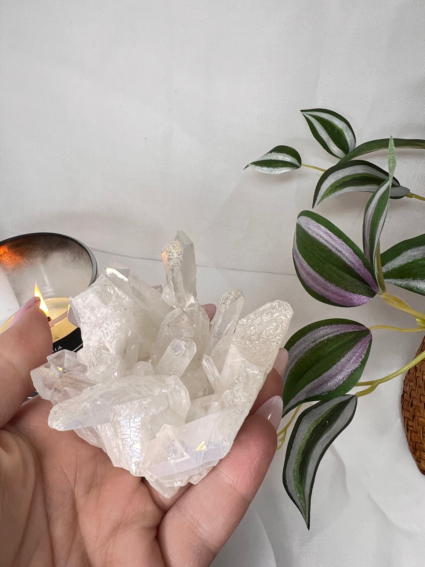 Angel Aura Quartz Cluster