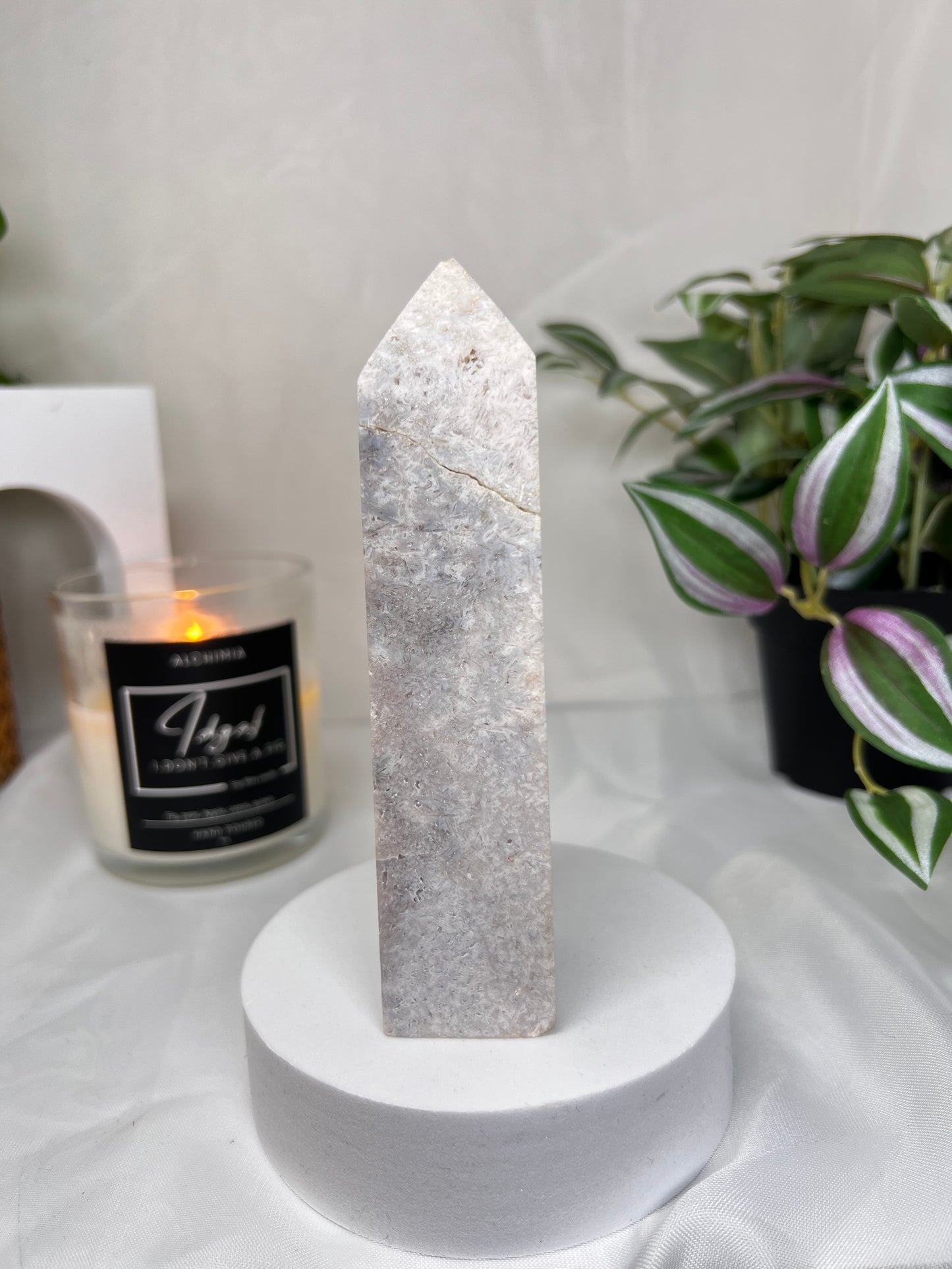 Pink Amethyst tower - marked down!!