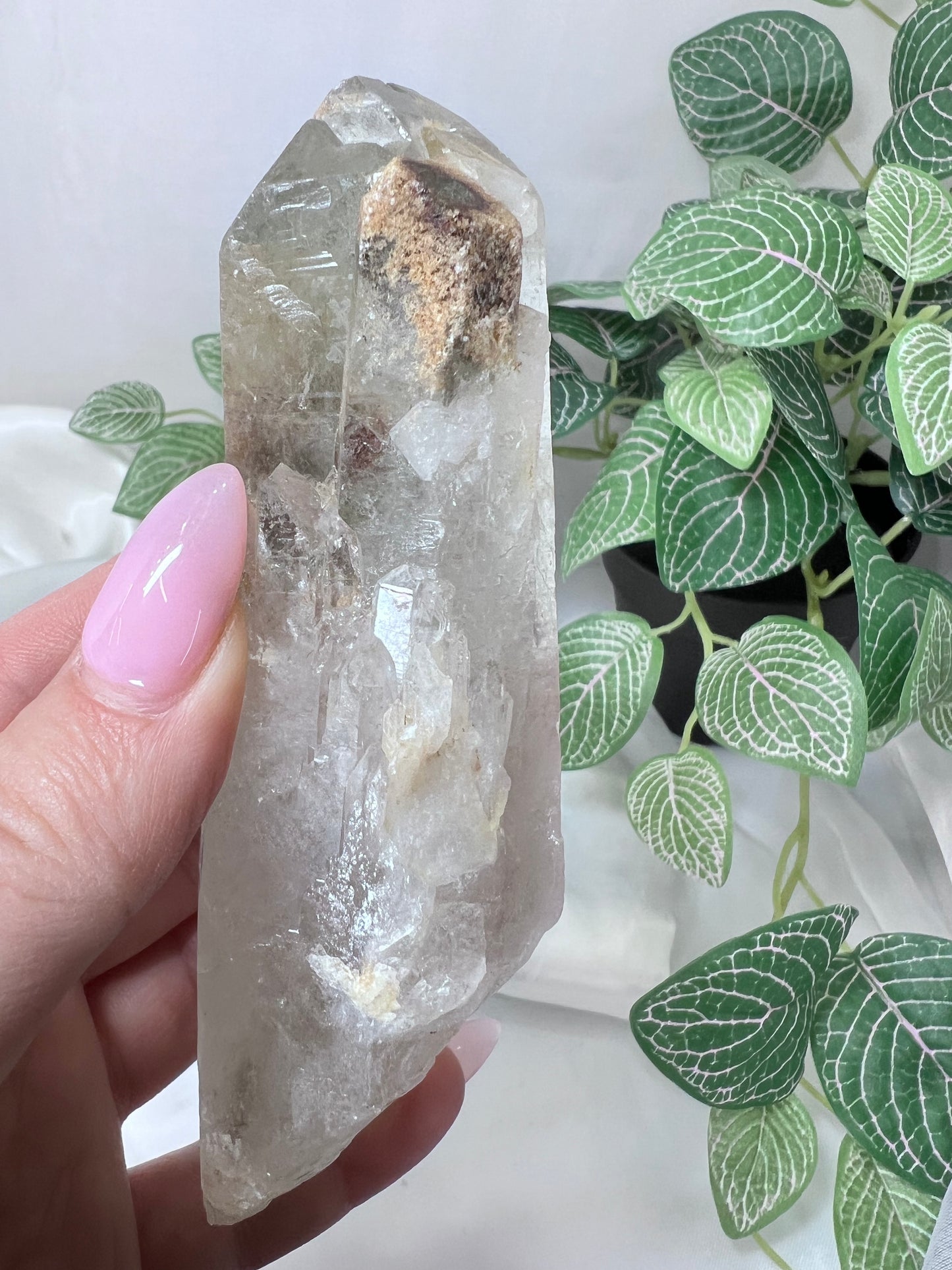 Green Phantom Quartz Point *RARE*