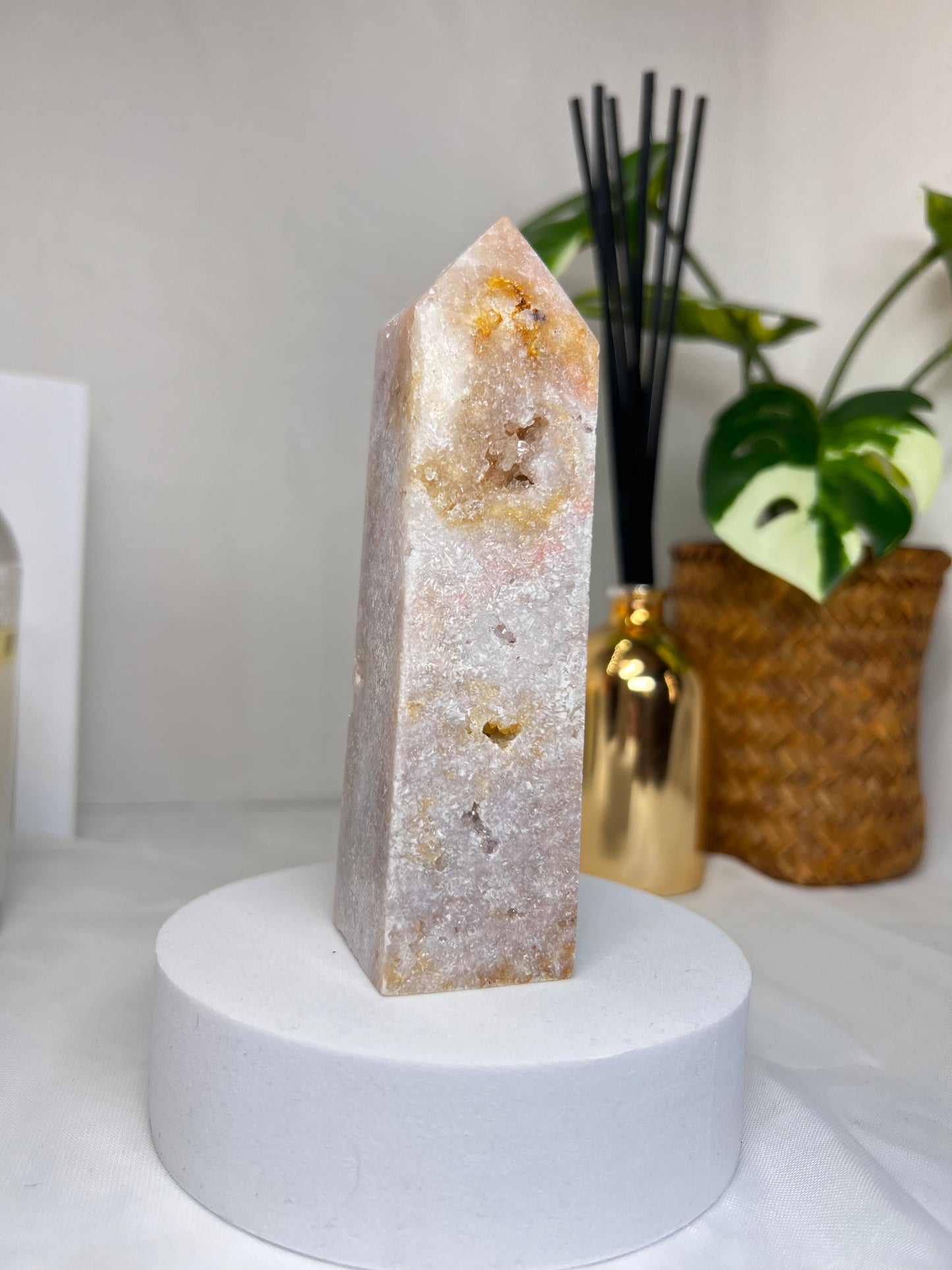 Pink Amethyst towers 5"