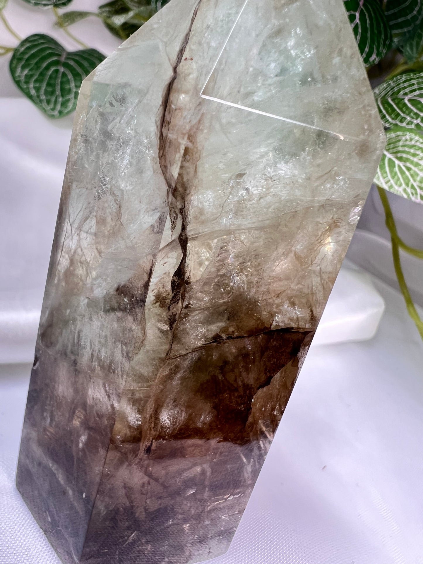 Dendritic Green Fluorite Tower *RARE*