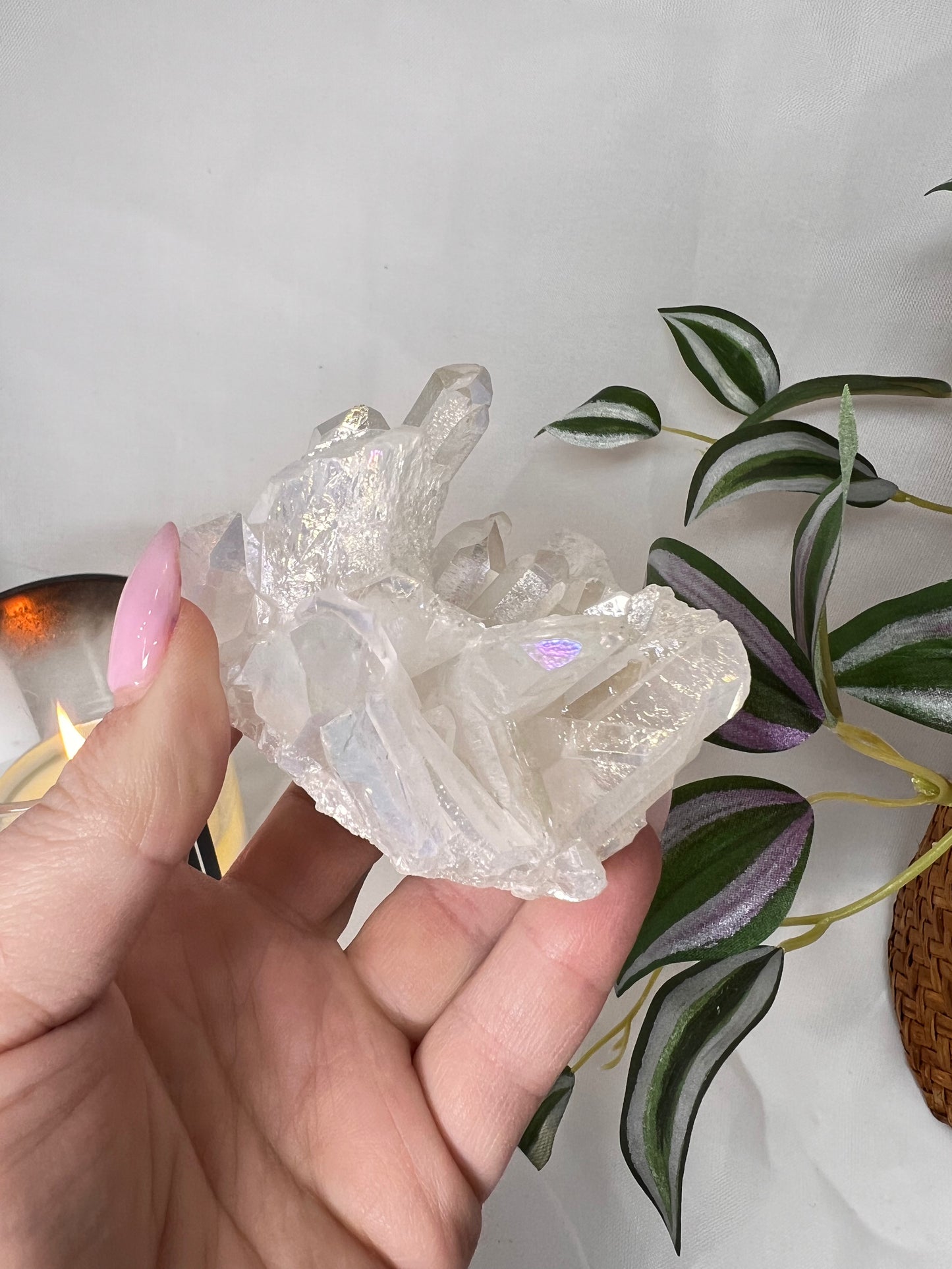 Angel Aura Quartz Cluster