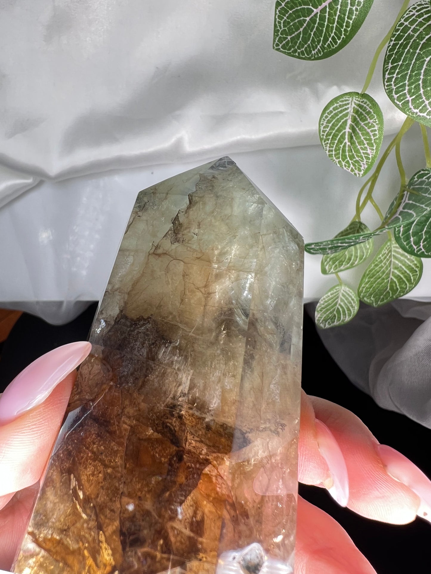 Dendritic Green Fluorite Tower *RARE*
