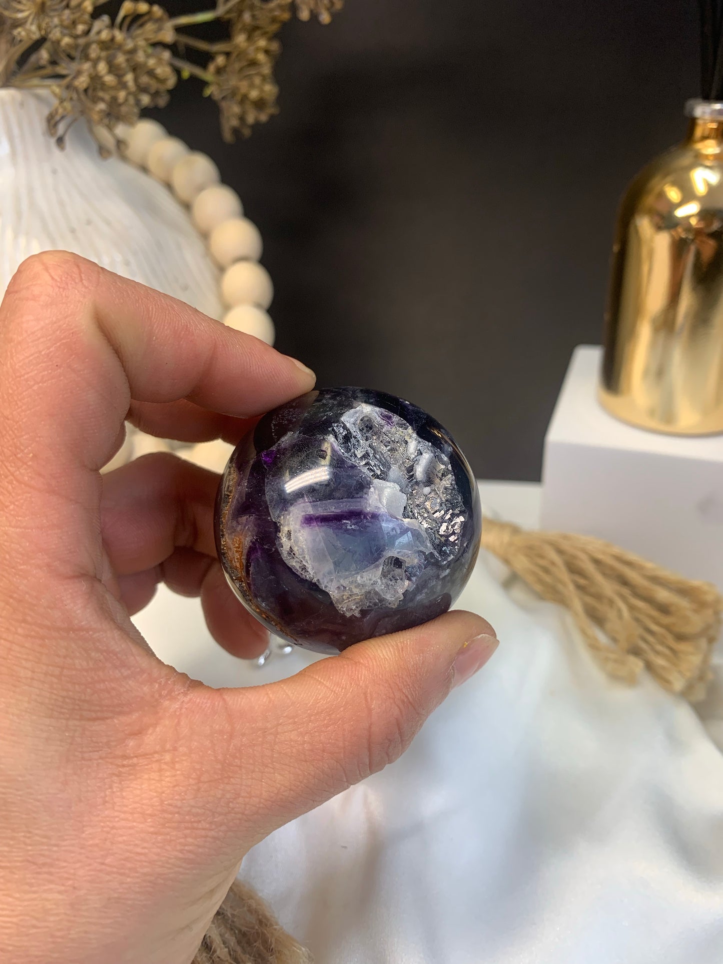 Fluorite sphere
