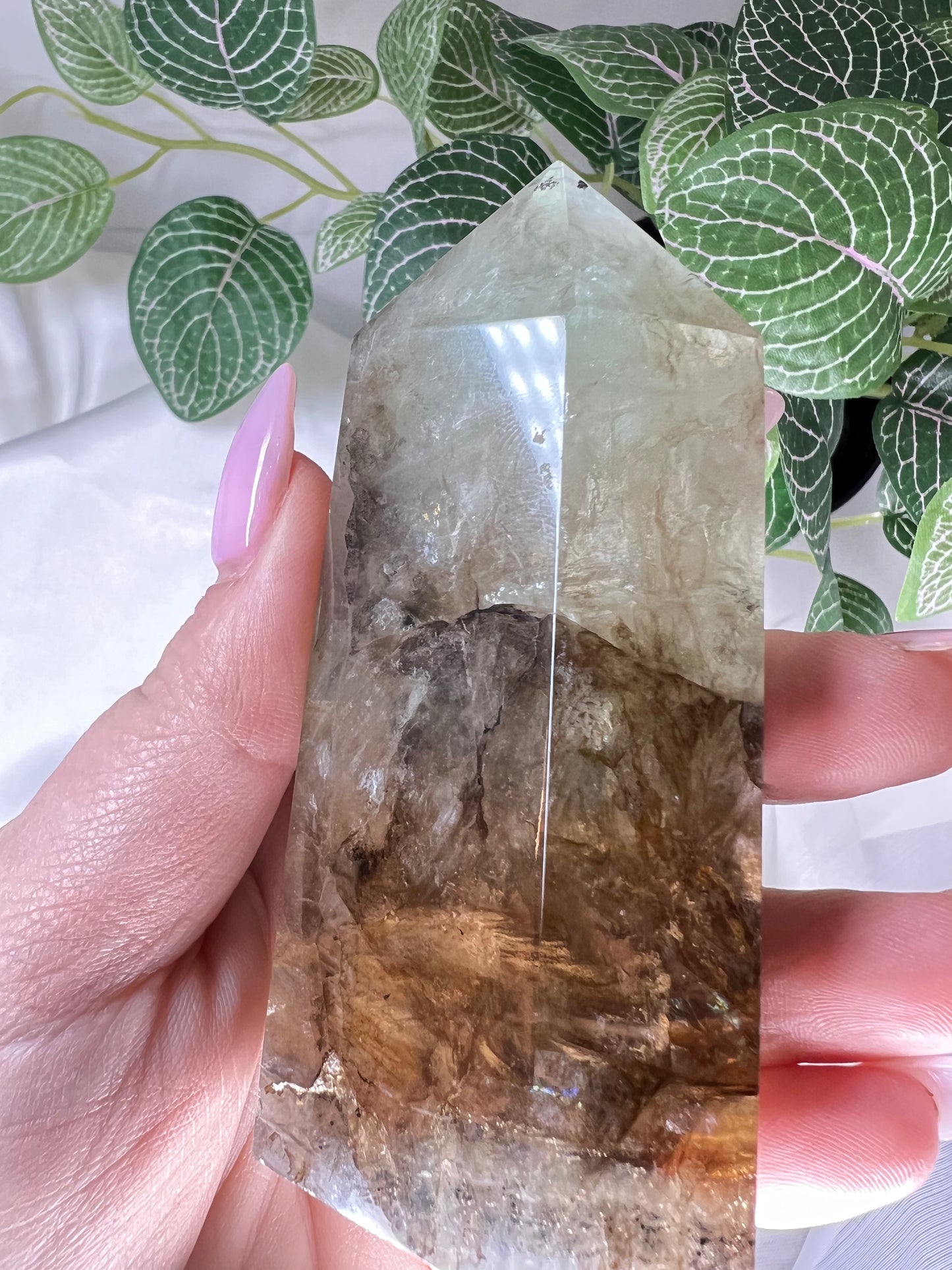 Dendritic Green Fluorite Tower *RARE*