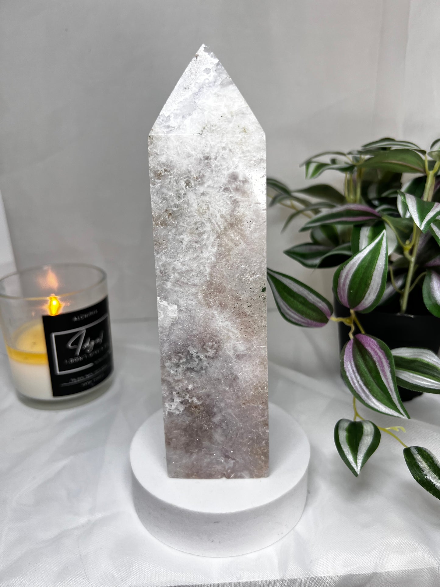 Pink Amethyst Tower 8"