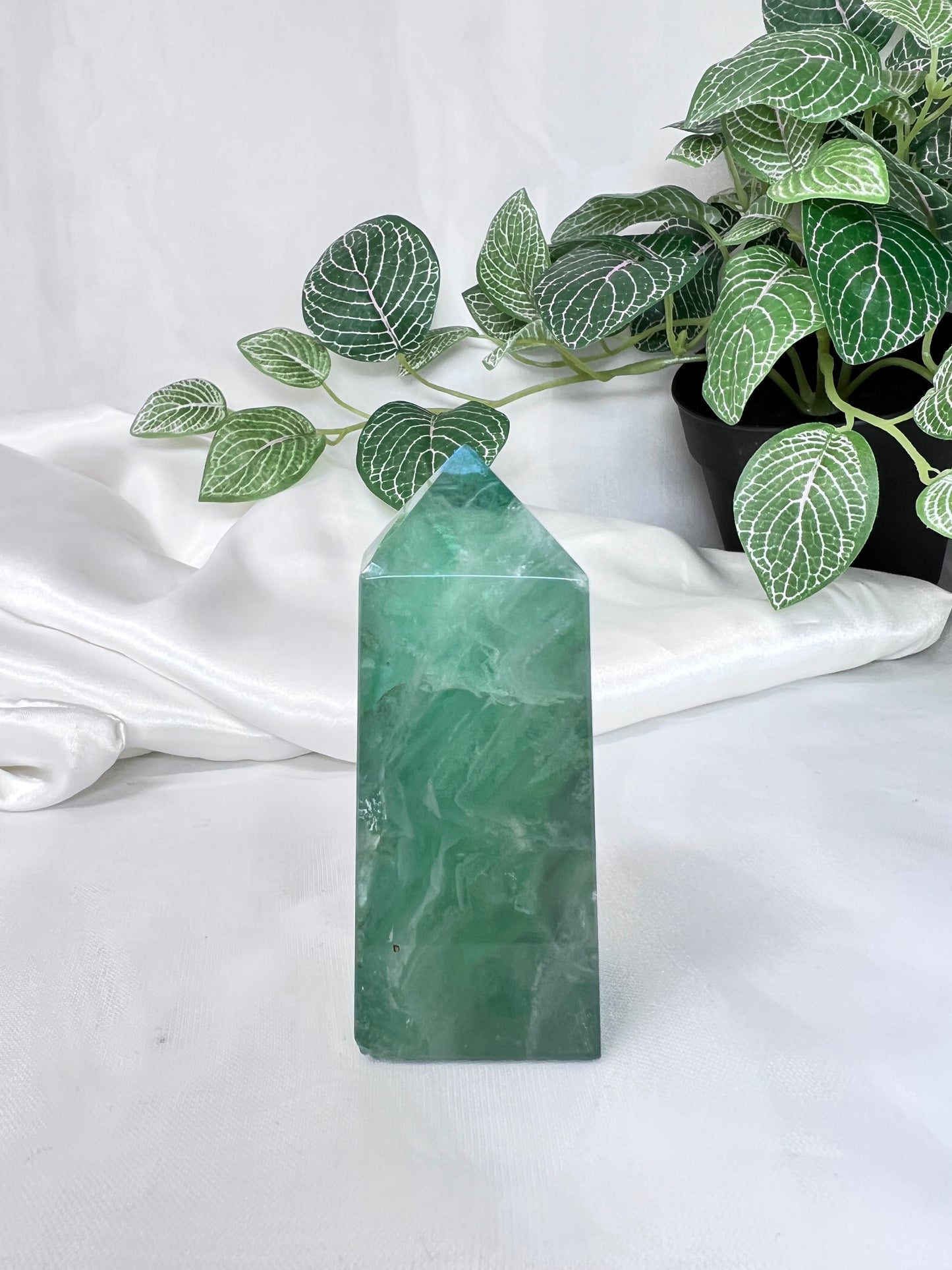 Green Fluorite Point