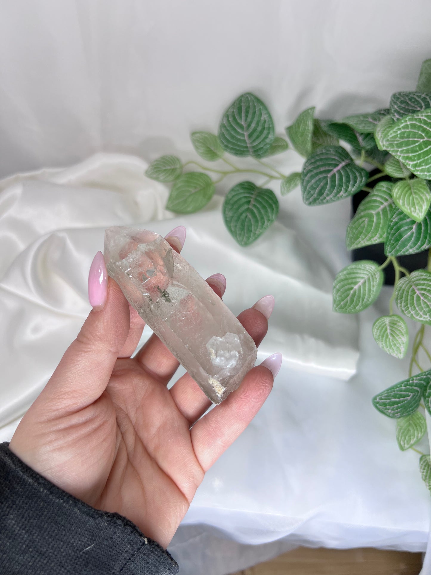 Green Phantom Quartz Point *RARE*