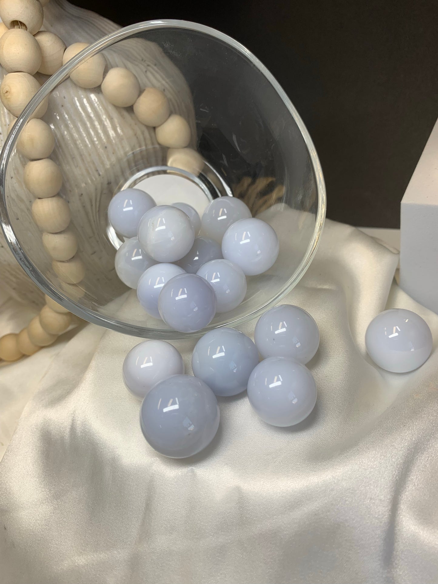 Chalcedony sphere