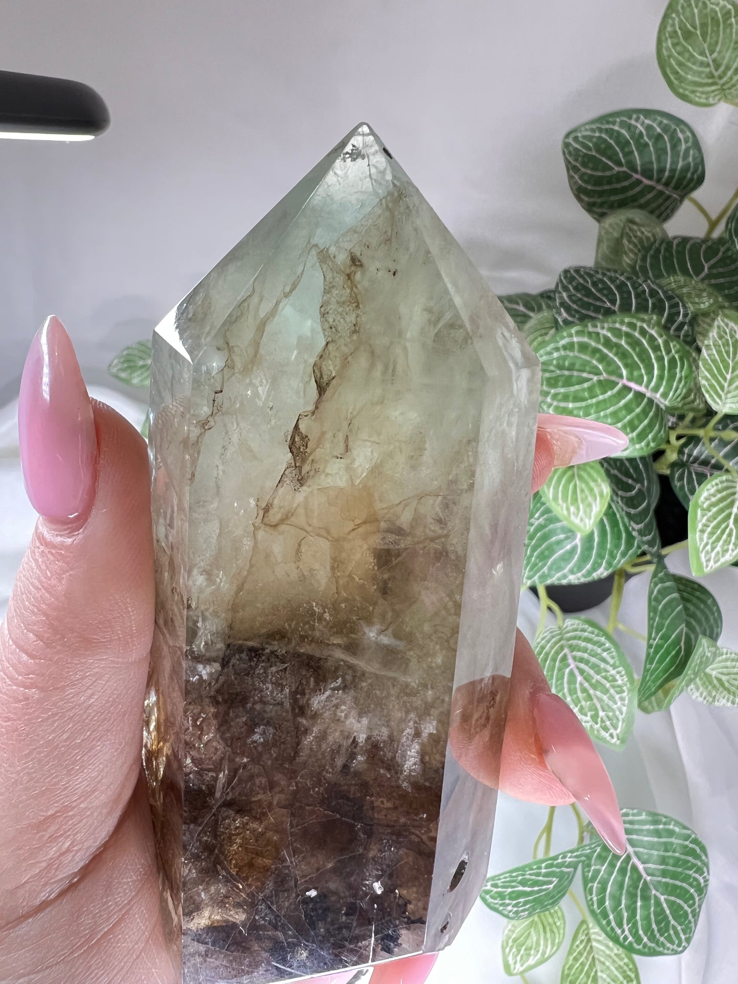 Dendritic Green Fluorite Tower *RARE*