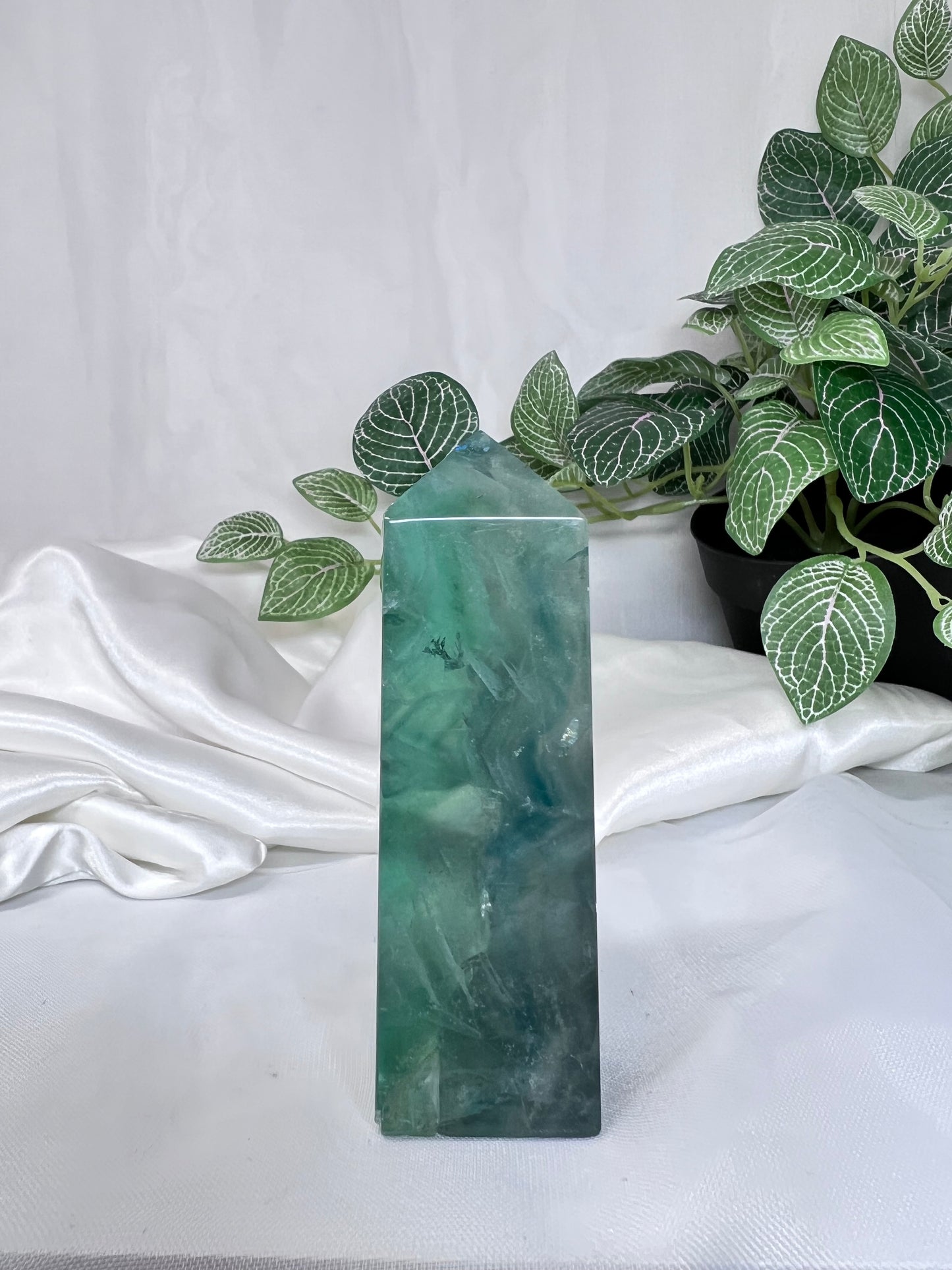 Green Fluorite Point
