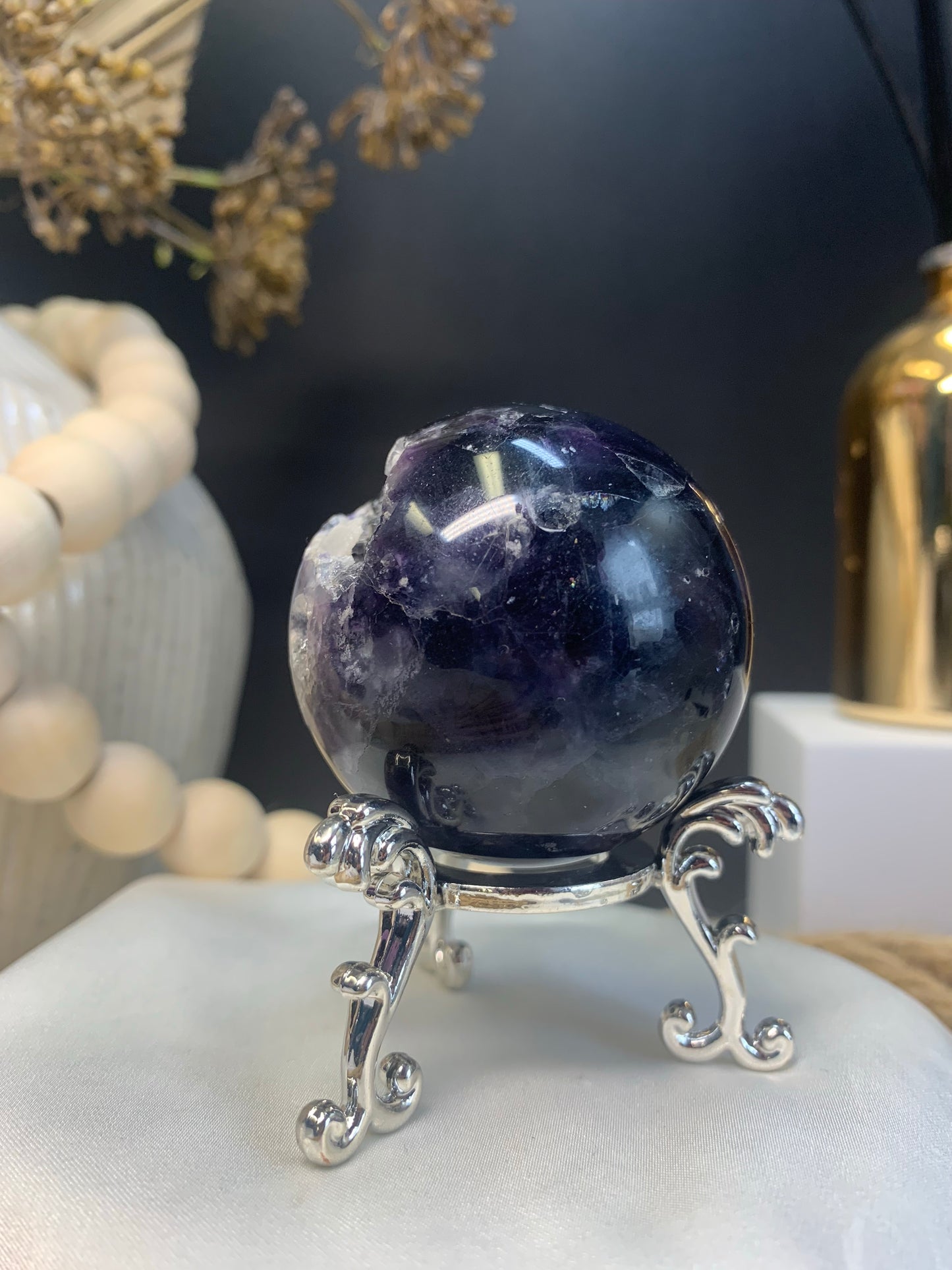 Fluorite sphere