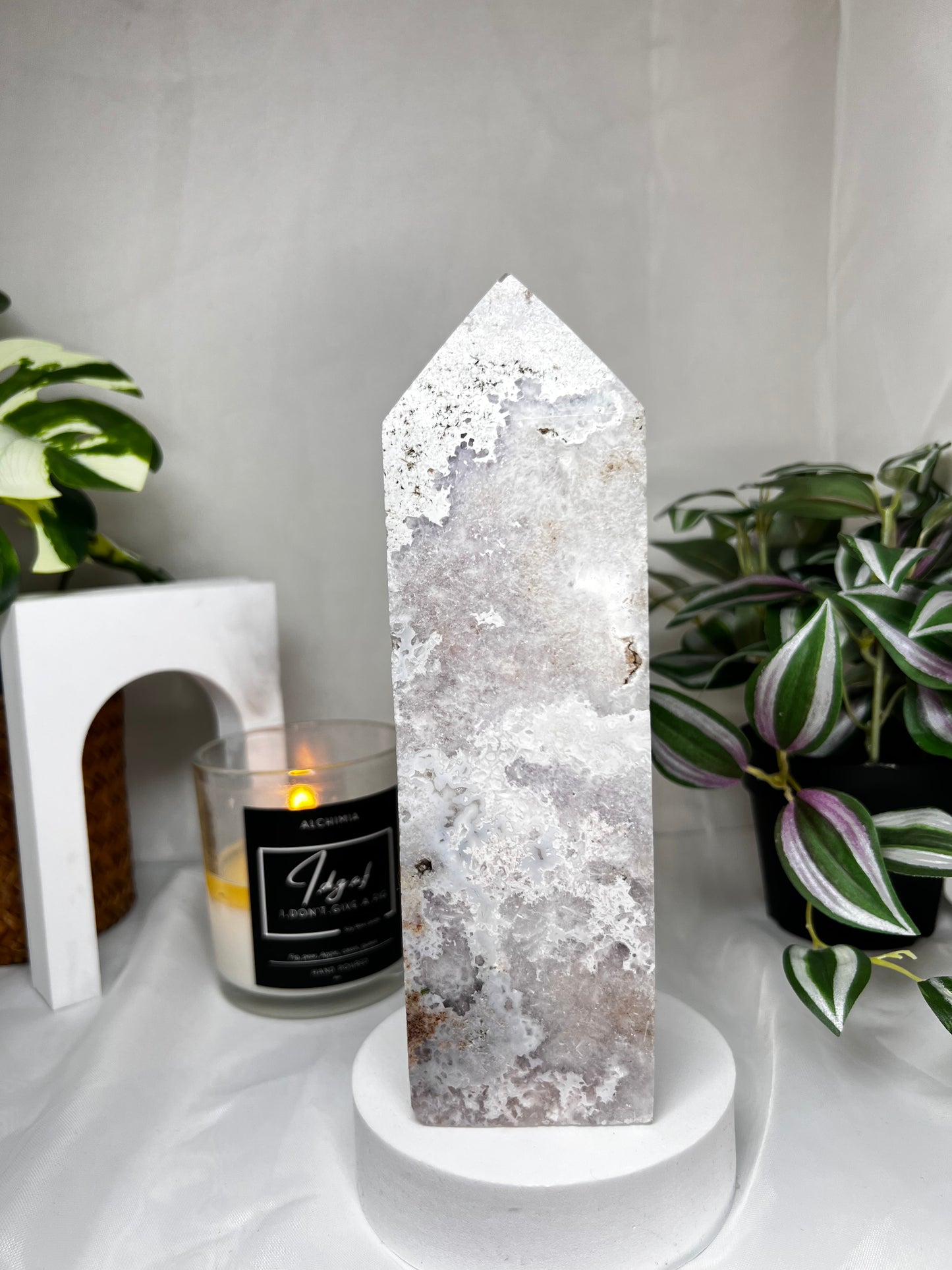 Pink Amethyst Tower 8"
