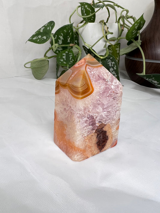 Carnelian with Amethyst *RARE*