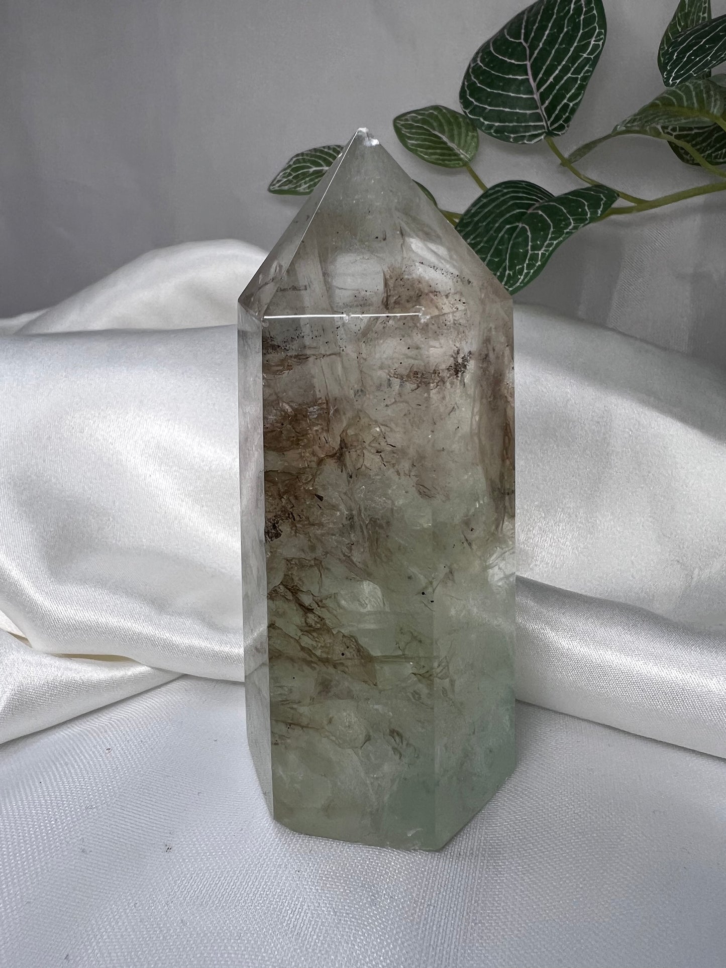 Dendritic Green Fluorite Tower *RARE*