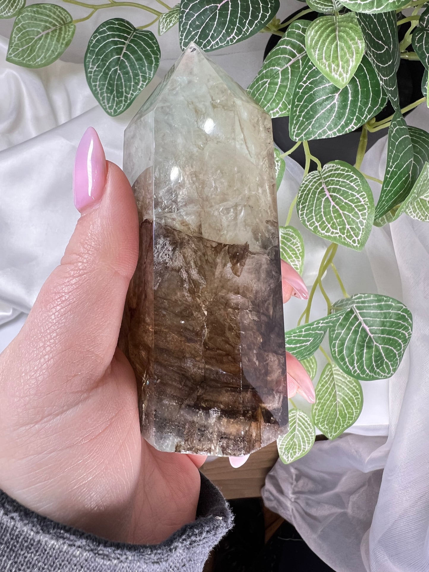 Dendritic Green Fluorite Tower *RARE*