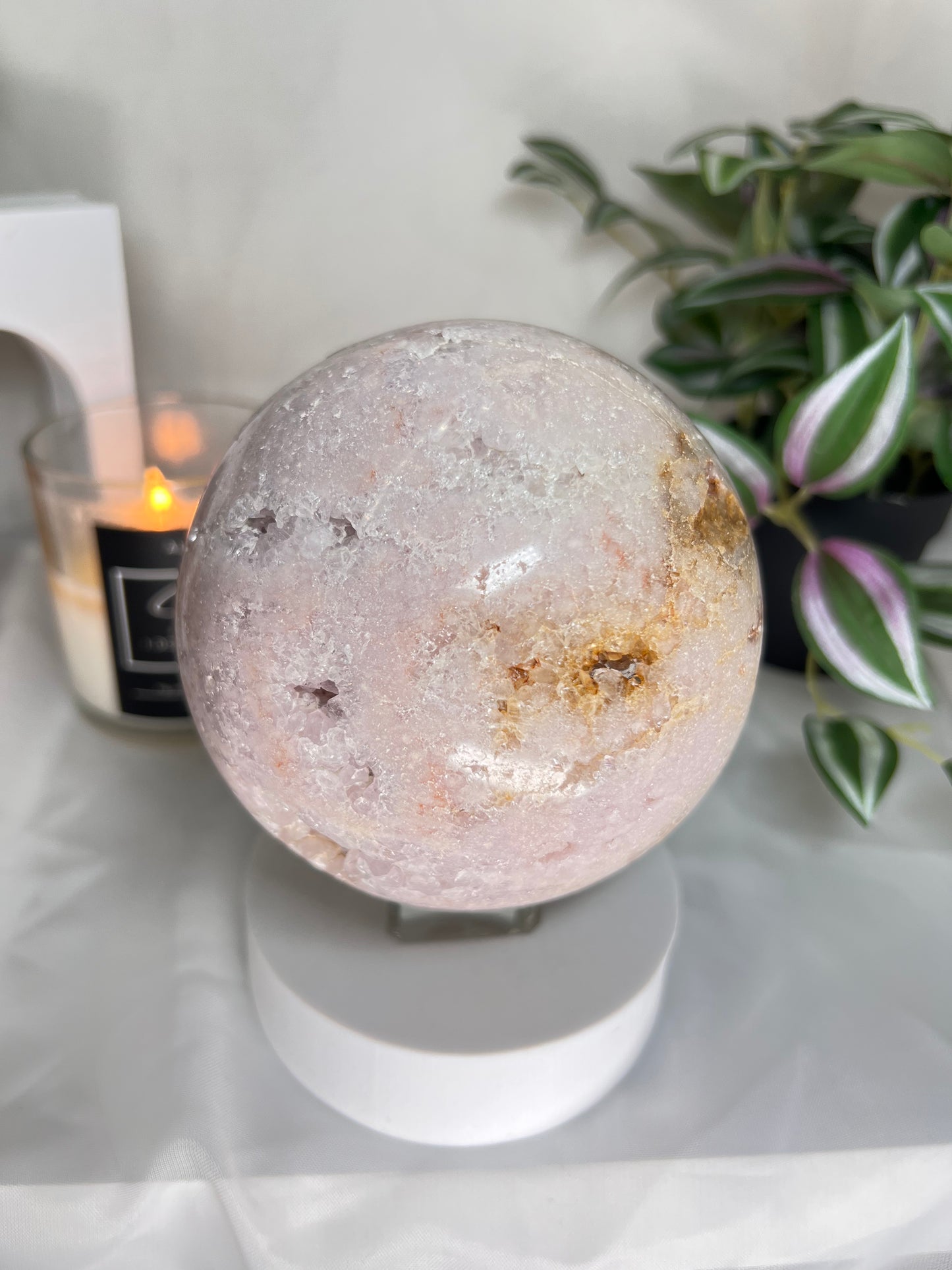 XXL pink Amethyst sphere