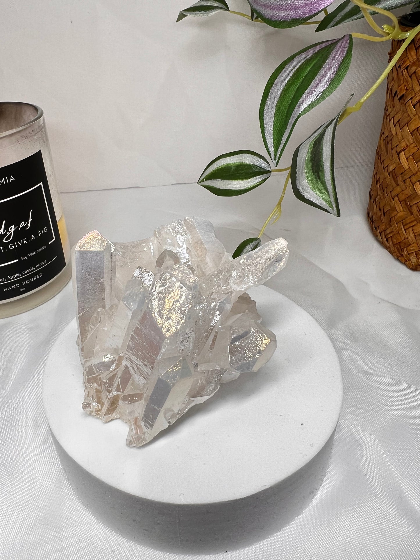 Angel Aura Quartz Cluster