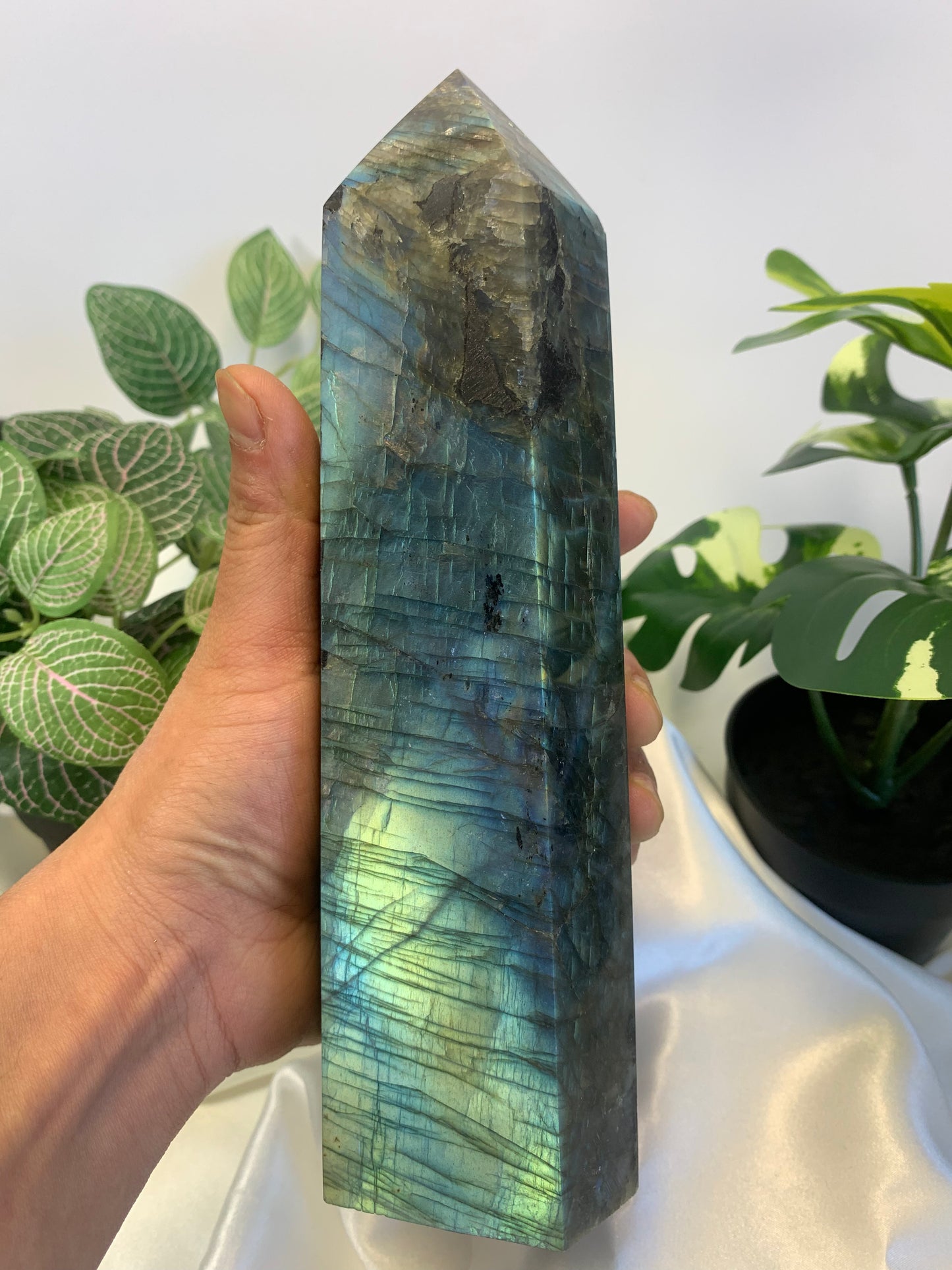 Labradorite towers