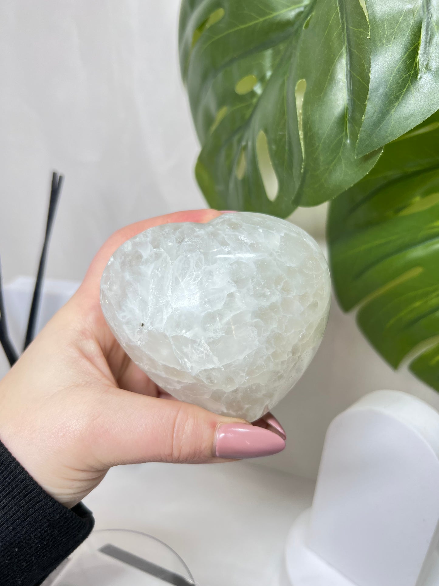 XXL Amethyst Agate Druzy Heart