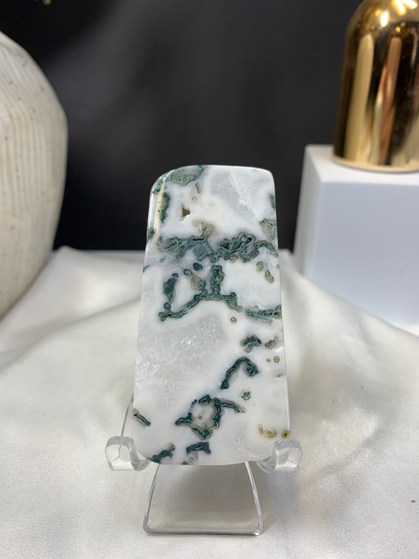 Moss agate slab