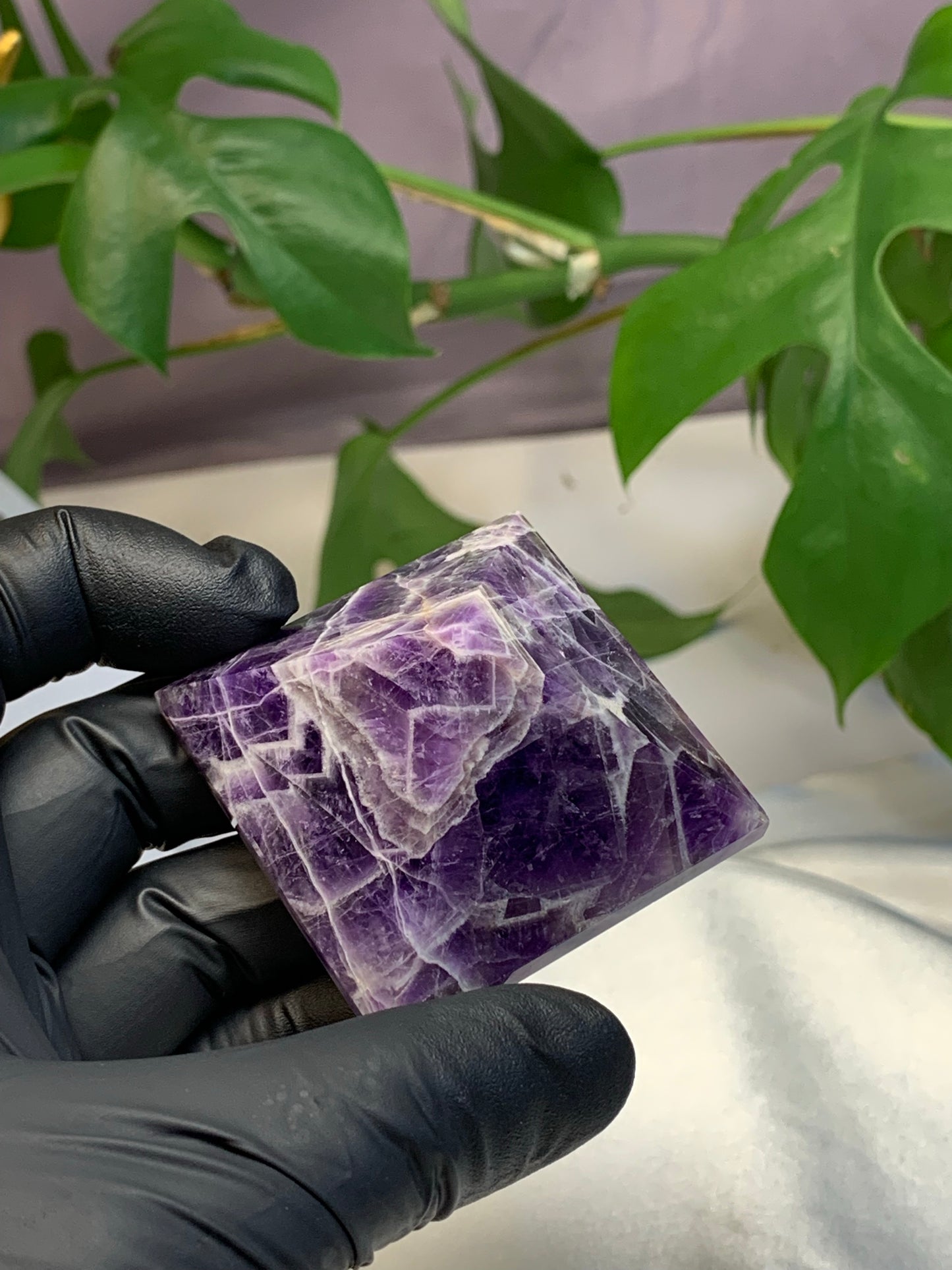 Dream amethyst pyramid