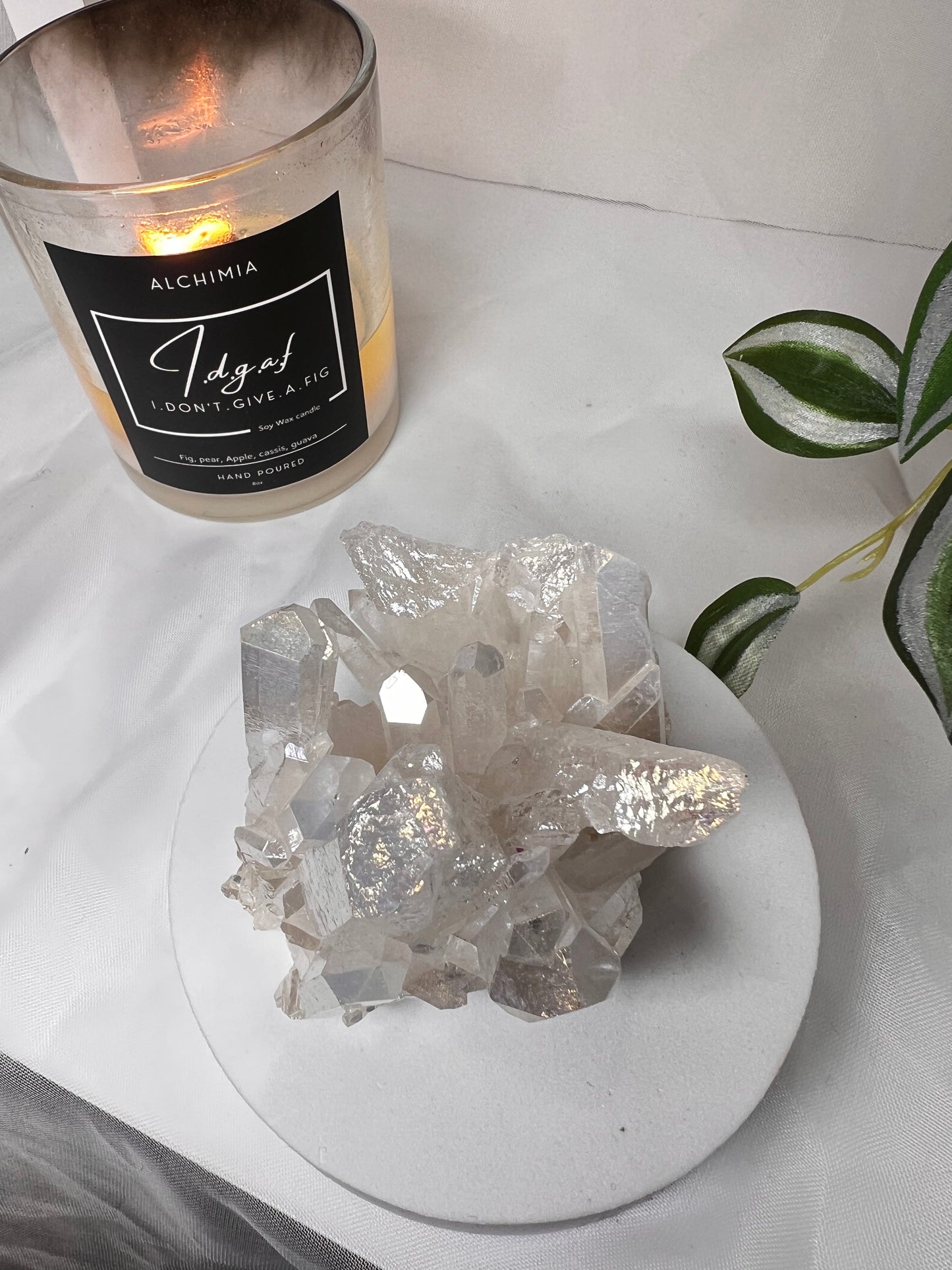 Angel Aura Quartz Cluster