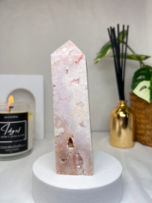 Pink amethyst tower 5.5"