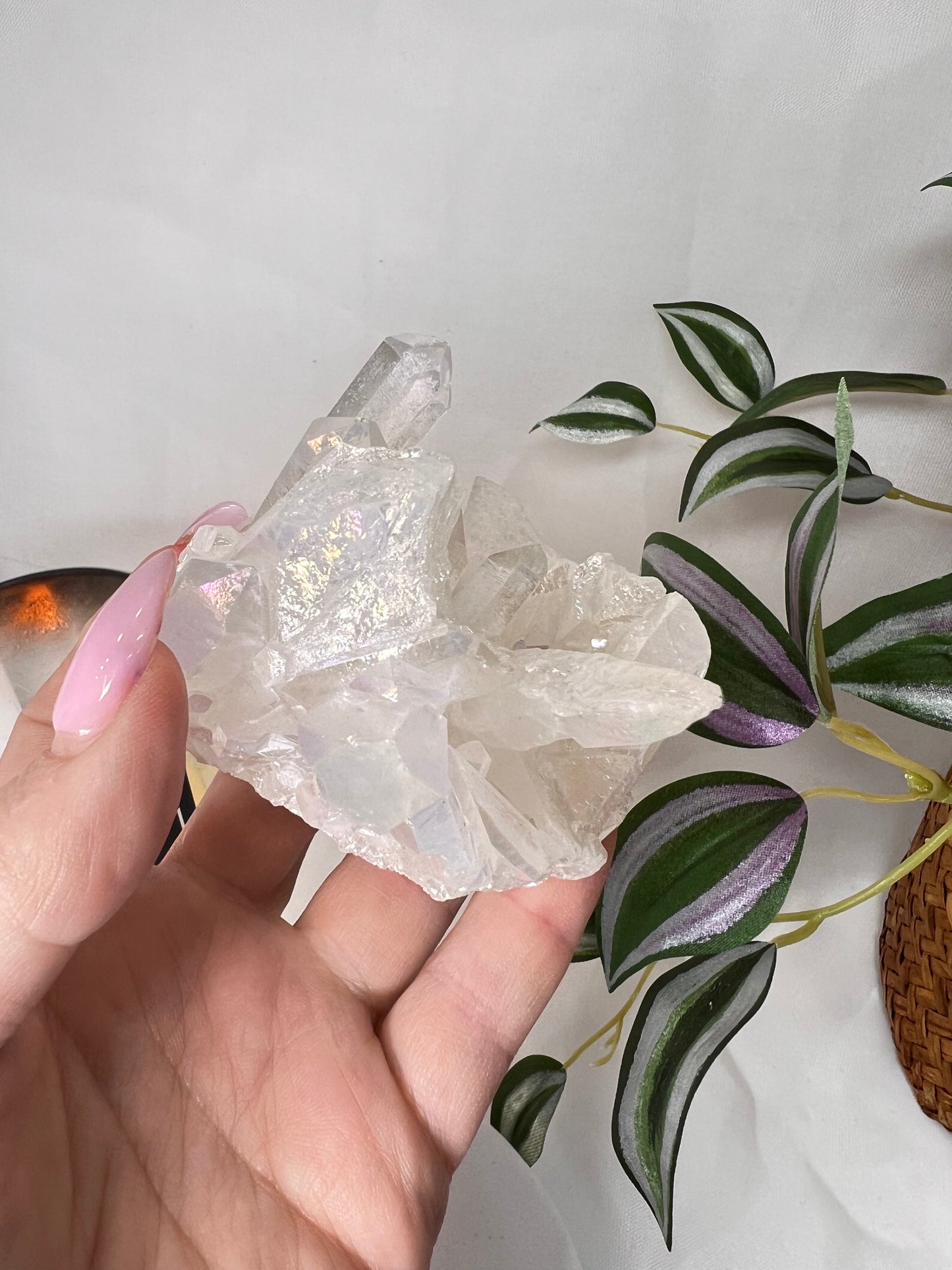 Angel Aura Quartz Cluster