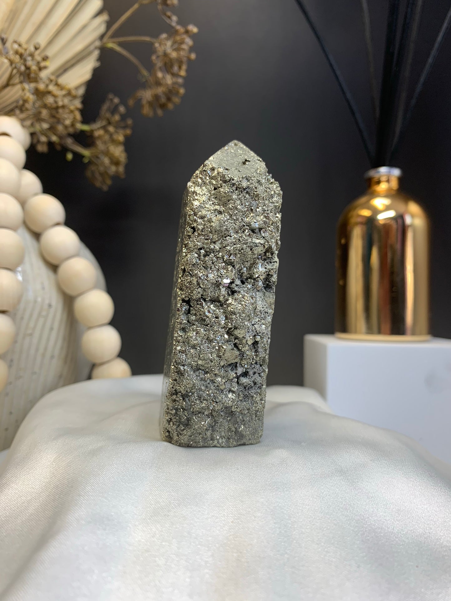 Pyrite tower 3.5”x1.5” *RARE*