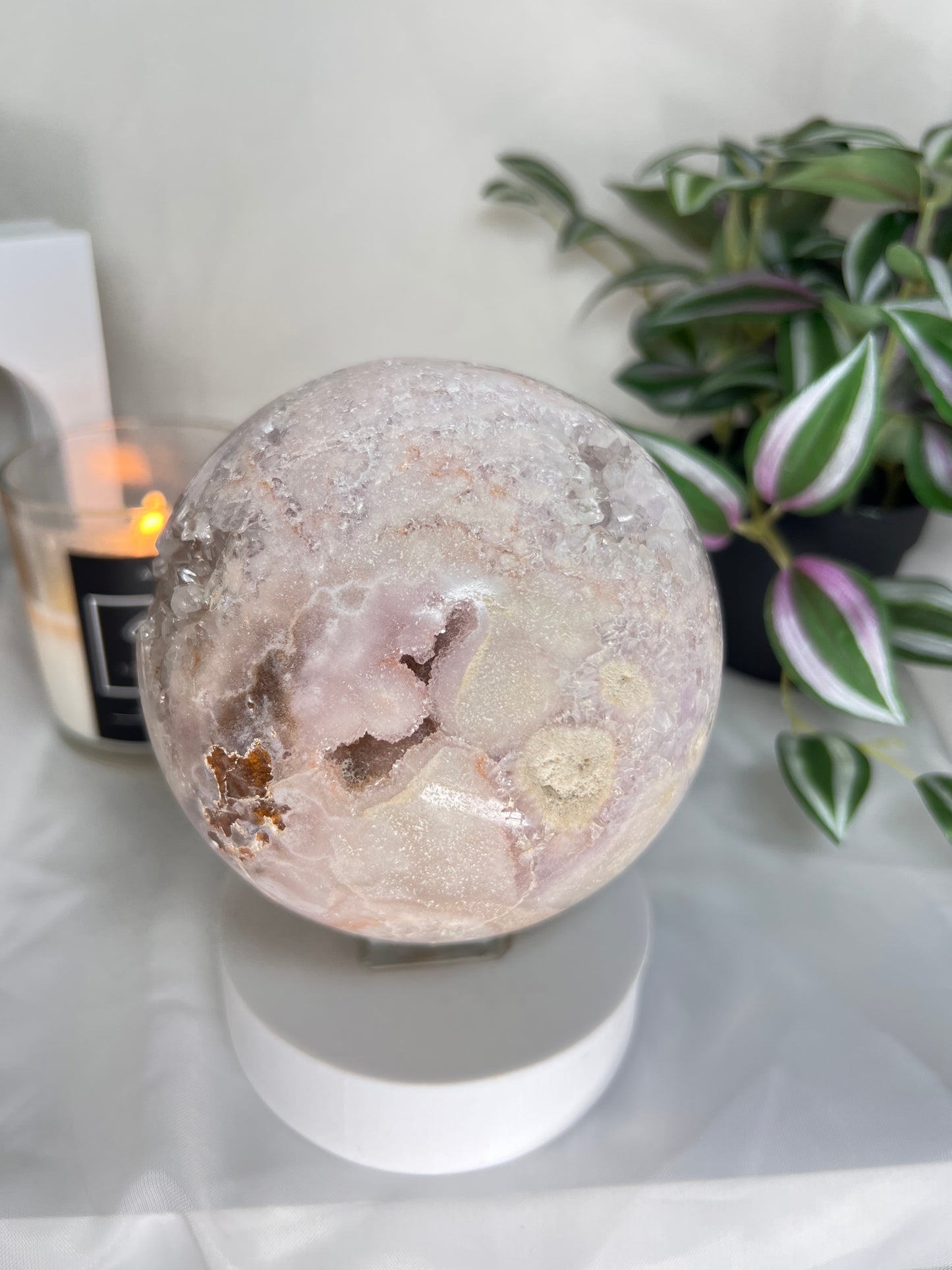 XXL pink Amethyst sphere