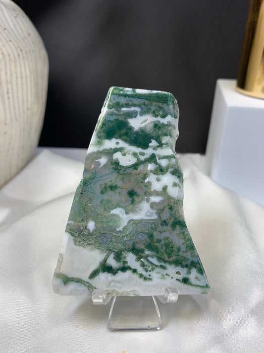 Moss agate slab