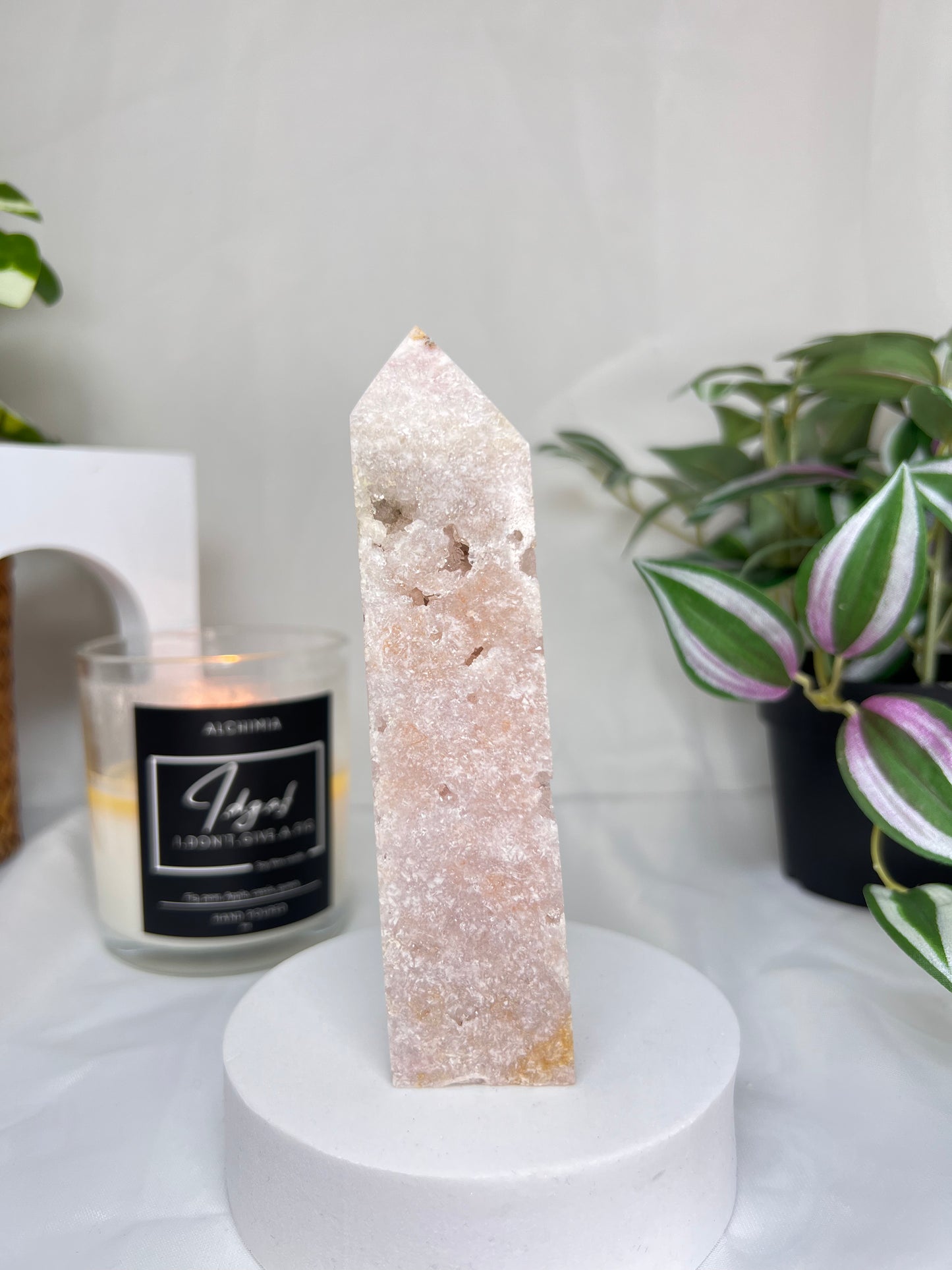 Pink Amethyst tower 5.25"
