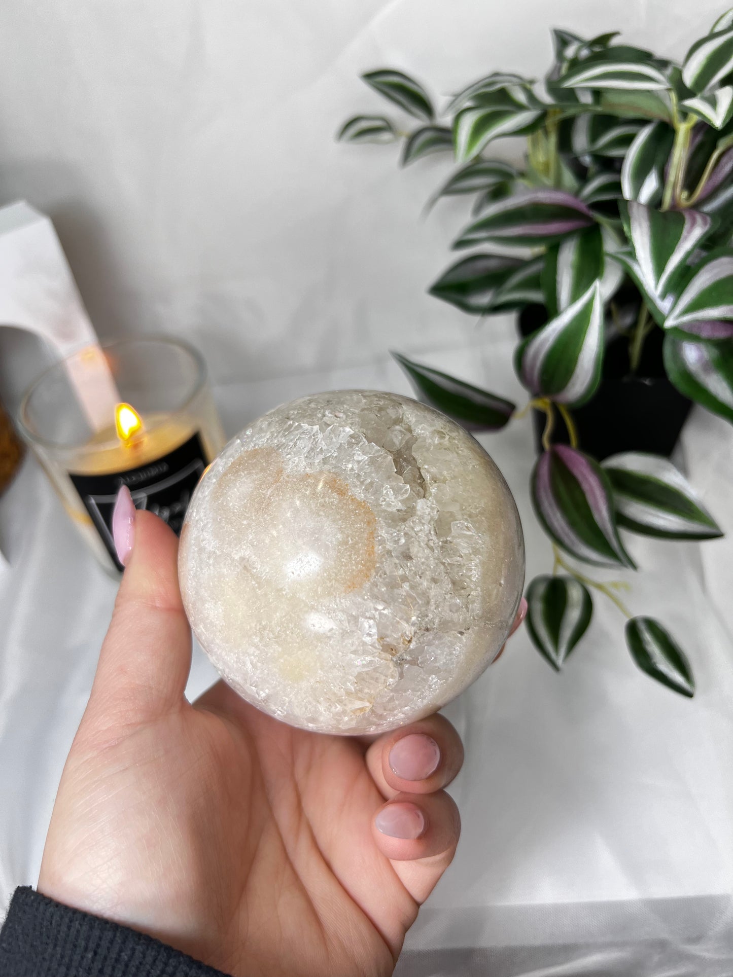 Pink Amethyst sphere large