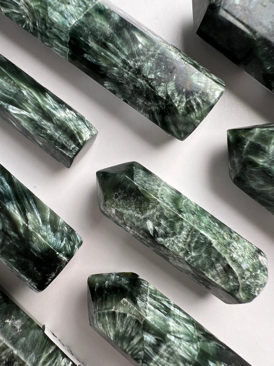 seraphinite crystal points