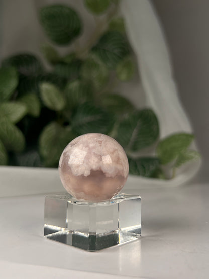 Flower Agate Mini Sphere