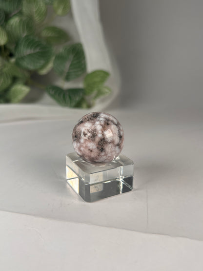 Flower Agate Mini Sphere