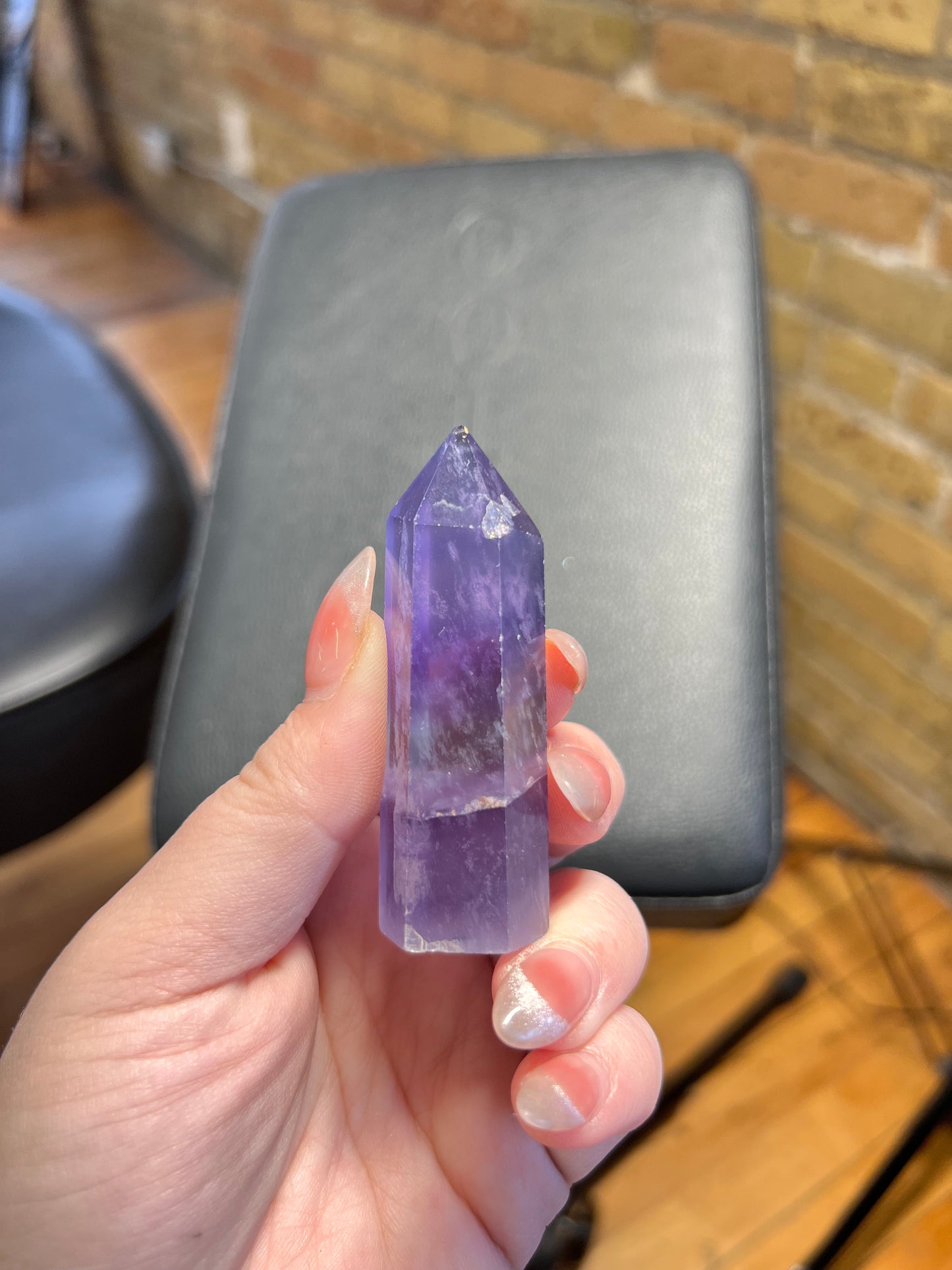 Small Purple Fluorite Tower