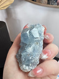 Blue Celestite Cluster