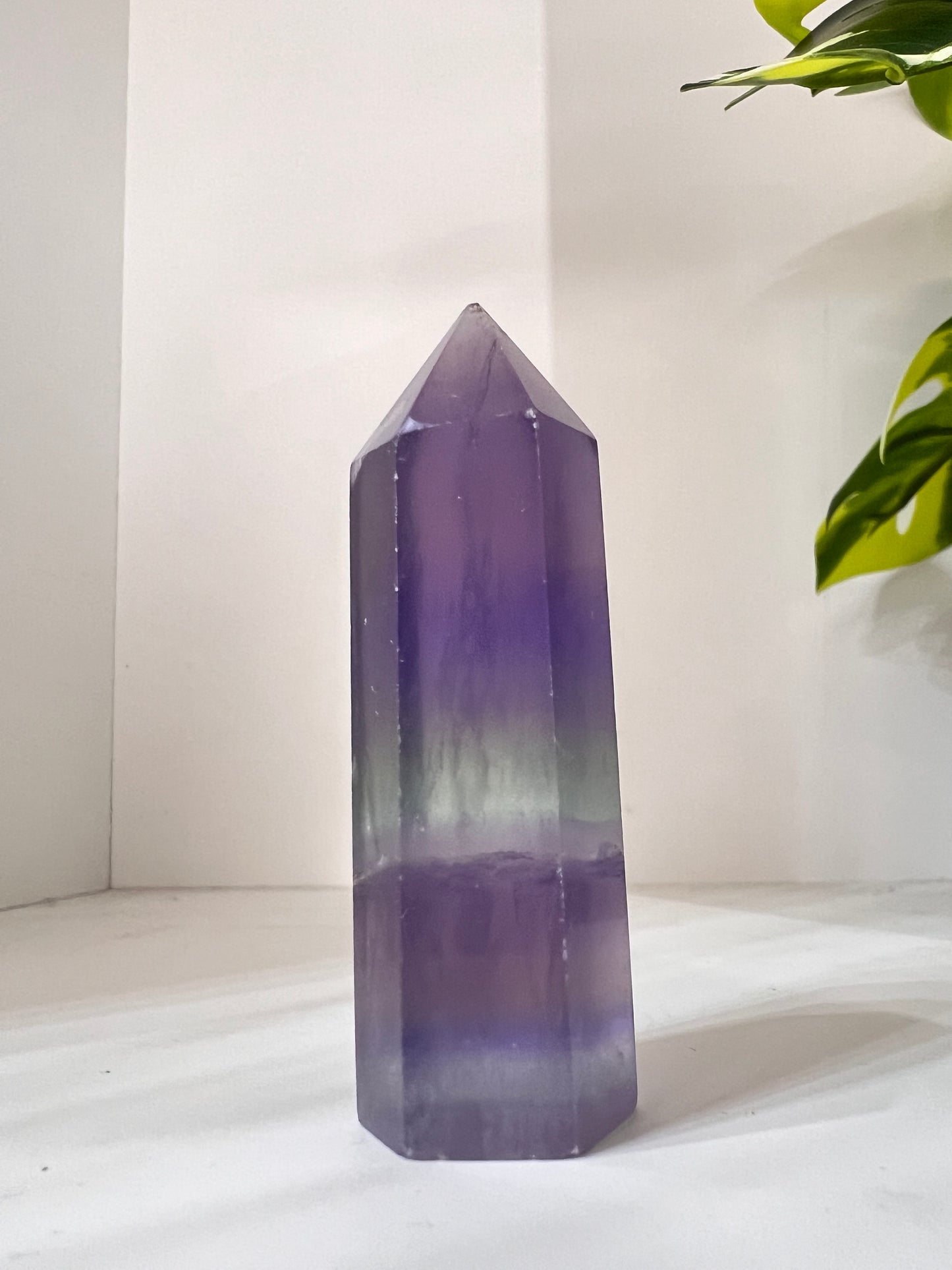 Small Purple Fluorite Tower