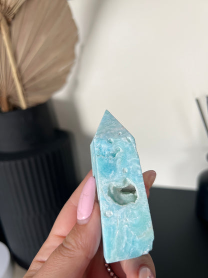 Druzy Blue Caribbean Calcite